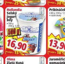 Norma Hollandia selský jogurt bílý nabídka