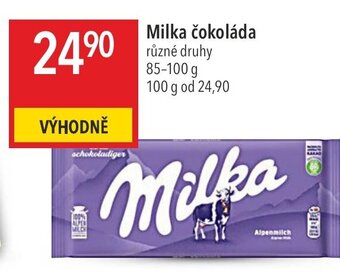 Globus Milka čokoláda nabídka