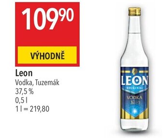 Globus Leon Vodka, Tuzemák nabídka