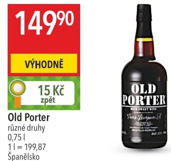 Globus Old Porter nabídka