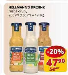 Hellmann's dresink 250 ml