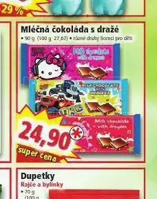 Norma Mléčná čokoláda s dražé nabídka