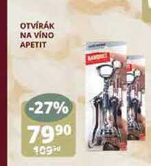 Otvírák na víno apetit