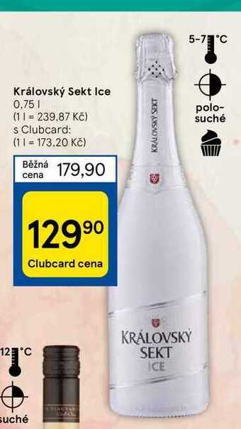 Tesco Královský sekt ice 0.75 1 nabídka