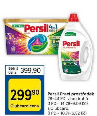 Tesco Persil prací prostředek 28-44 pd nabídka
