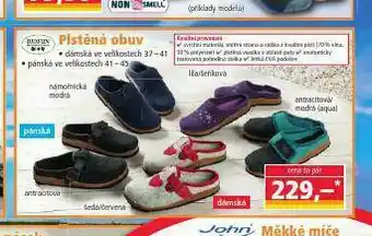 Norma Plstěšná obuv nabídka