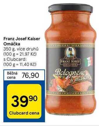 Tesco Franz josef kaiser omáčka 350 g nabídka