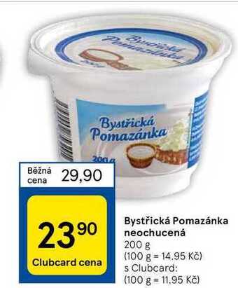 Bystřická pomazánka neochucená 200 g