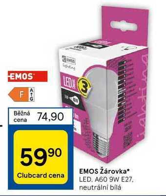 Tesco Emos žárovka* led nabídka