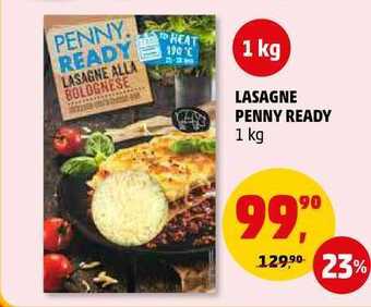 Penny Market Lasagne penny ready, 1 kg nabídka