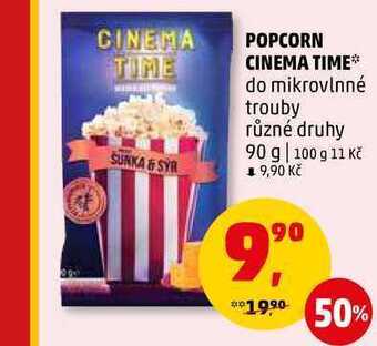 Penny Market Popcorn cinema time, 90 g nabídka