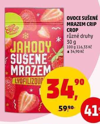 Penny Market Ovoce sušené mrazem crip crop, 30 g nabídka