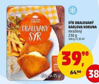 Penny Market Sýr obalovaný karlova koruna, 230 g nabídka