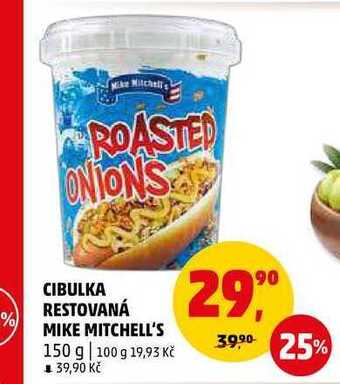 Penny Market Cibulka restovaná mike mitchell's, 150 g nabídka