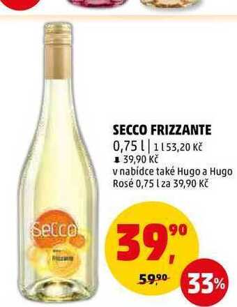 Penny Market Secco frizzante, 0,75 l nabídka
