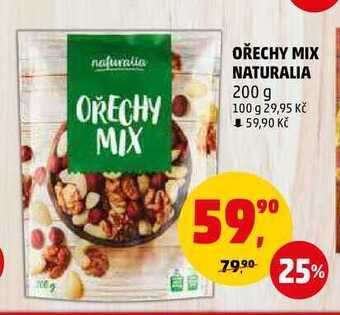 Penny Market Ořechy mix naturalia, 200 g nabídka
