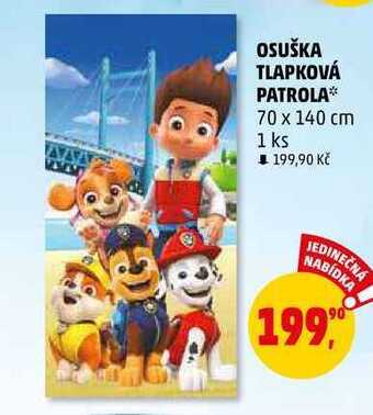 Penny Market Osuška tlapková patrola, 1 ks nabídka