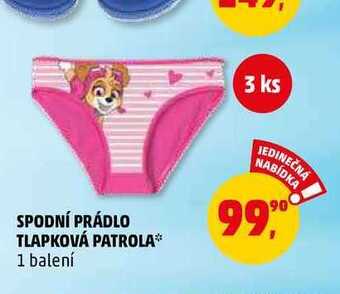 Spodní prádlo tlapková patrola, 3 ks