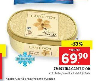 Lidl Zmrzlina carte d´or nabídka