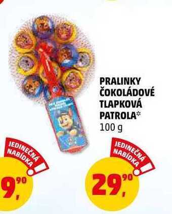 Penny Market Pralinky čokoládové tlapková patrola, 100 g nabídka