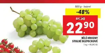 Lidl Bílé hrizny stolní bezpeckové nabídka