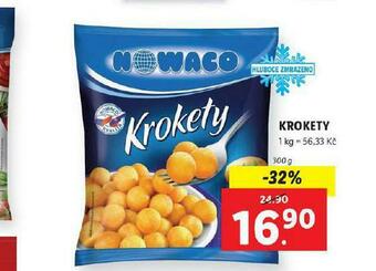 Lidl Nowaco krokety nabídka