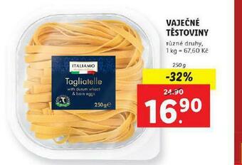 Lidl Vaječné těstoviny nabídka