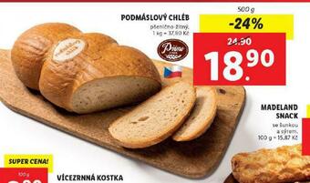 Lidl Podmáslový chléb nabídka