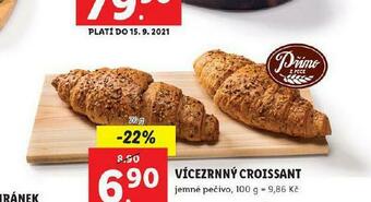 Lidl Vícezrnný croissant nabídka