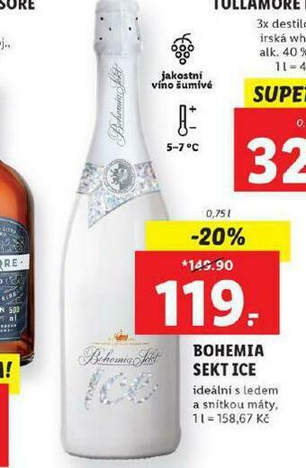 Lidl Bohemia sekt ice nabídka
