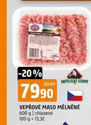 Terno Vepřové maso mělněné 600 g nabídka