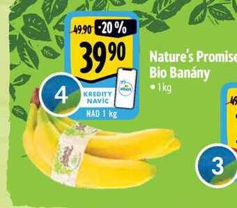 Albert Nature's promise bio banány • 1 kg nabídka