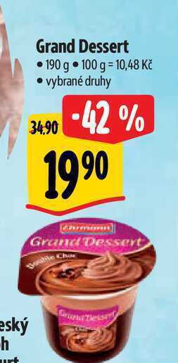 Albert Grand dessert 190 g nabídka