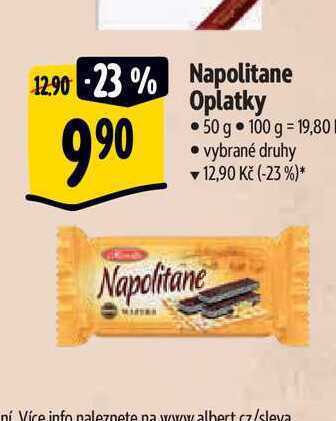 Albert Napolitane oplatky 50 g nabídka