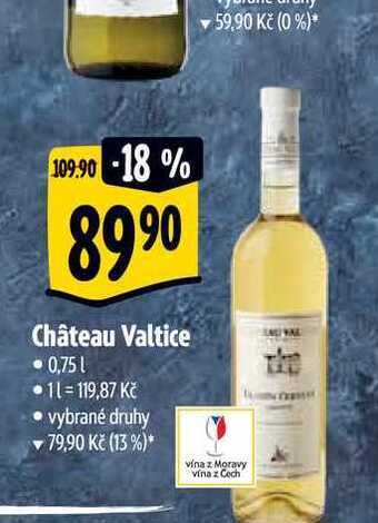 Albert Château valtice • 0,75 l nabídka