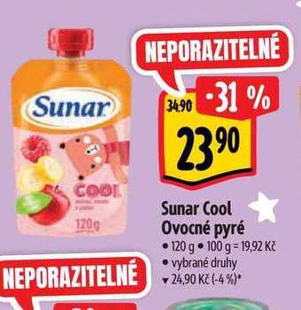 Albert Sunar cool ovocné pyré 120 g nabídka