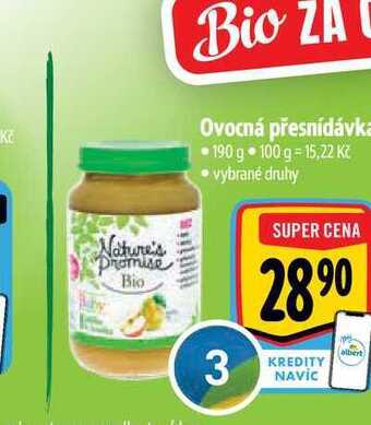 Albert Ovocná přesnídávka 190 g nabídka