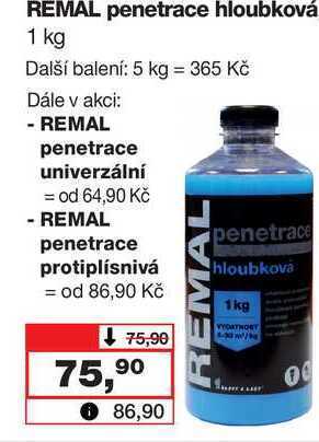 Barvy a laky drogerie Remal penetrace hloubková 1 kg nabídka