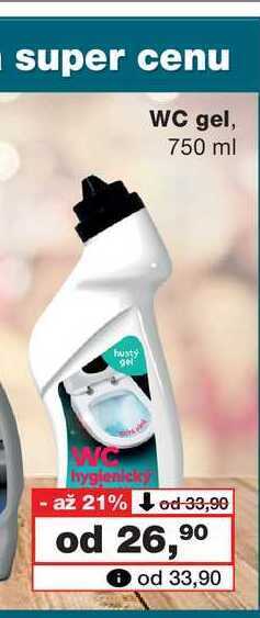 Barvy a laky drogerie Wc gel, 750 ml nabídka