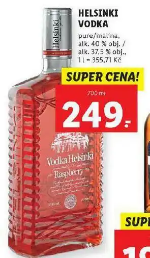 Lidl Helsinky vodka nabídka