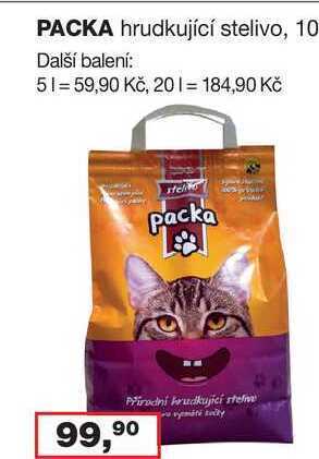 Ráj drogerie Packa hrudkující stelivo, 10l nabídka