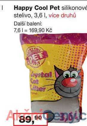 Ráj drogerie Happy cool pet silikonové stelivo, 3,6 l nabídka