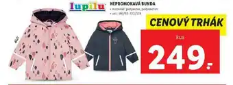 Lidl Dívčí nepromokavá bunda nabídka