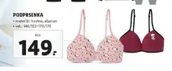 Lidl Dětská podprsenka nabídka