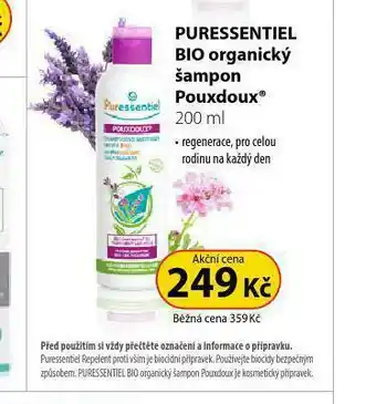 Dr. Max Puressentiel bio organický šampon pouxdoux nabídka