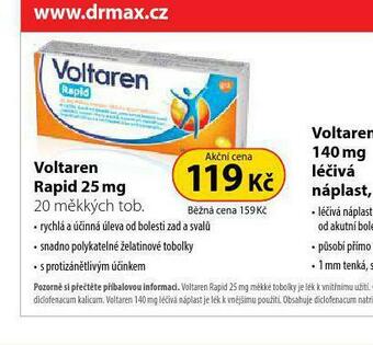 Dr. Max Voltaren rapid nabídka