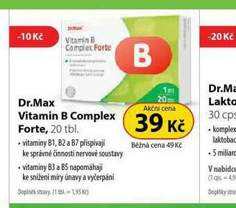 Dr. Max Dr. max vitamin b complex forte nabídka