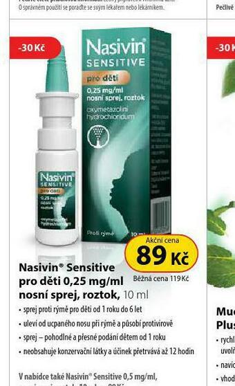 Dr. Max Nasivin sensitive pro děti nabídka
