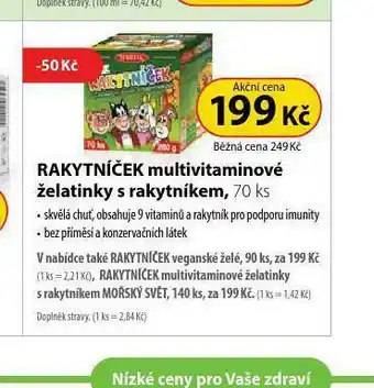 Dr. Max Rakytníček multivitaminové želatinky s rakytníkem nabídka