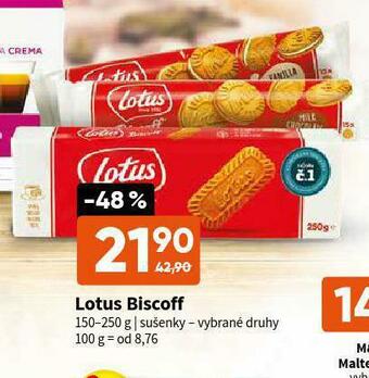 Terno Lotus biscoff nabídka